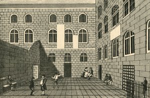 Newgate, Inner Court, 18th Century by Unbekannt