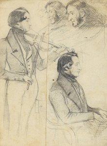 Niccolò Paganini by Unbekannt