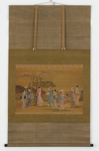 Nine People Out to See Cherry Blossoms