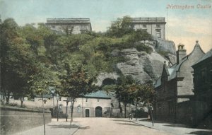 Nottingham Castle, late 19th-early 20th century by Unbekannt