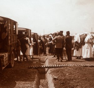 Nurses and Red Cross Ambulances, c. 1914-1918