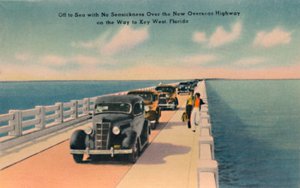 Off to Sea without Seasickness, New Overseas Highway to Key West, Florida