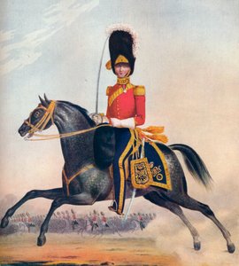 Officer of the 2nd R. N. Brit. Dragoons, c1833. 1914 by Unbekannt