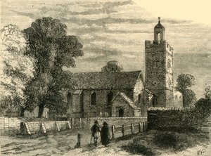 Old Camberwell Church in 1750 by Unbekannt