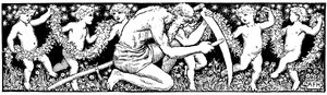 Old Father Time Sharpening His Scythe