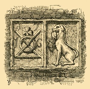 Old Sign of the Dog and Duck, 1878 by Unbekannt