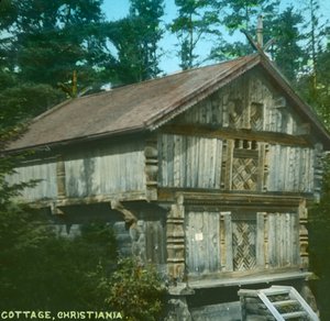 Old Cottage, Christiania, Oslo, Norway, late 19th-early 20th Century by Unbekannt