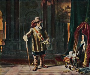 Oliver Cromwell 1599-1658 - Painting by Schrader, 1934 by Unbekannt