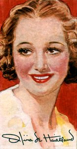 Olivia de Havilland, Japanese Born American Film Actress by Unbekannt
