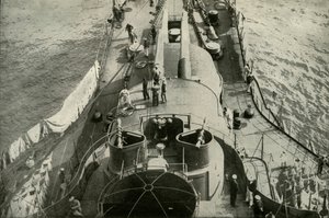 On Board A French Dreadnought by Unbekannt