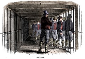 On board a prison hulk