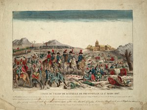 On the Battlefield of Eylau, 1807 by Unbekannt