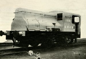 One of the Two Sentinel Shunting Engines Which Shunt the Colliery Sidings at Radstock