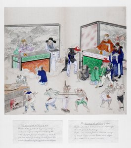 One of a set of paintings of the Ten Courts of Hell, Qing dynasty, China, c1800-1849 by Unbekannt