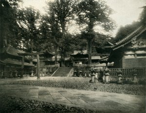 One of many Temples at Nikko, Japan, a Pilgrimage site of sacred Shrines by Unbekannt