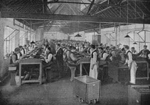One of the Cigar Manufacturing Departments at Salmon and Gluckstein, Ltd, London, c1870s, 1903 by Unbekannt