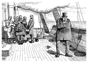 Oom-poleon Boer-naparte on Board the Highbury Castle