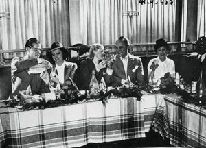 Opening of a restaurant by popular French singers, Paris by Unbekannt