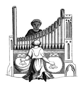 Organ with a single keyboard by Unbekannt