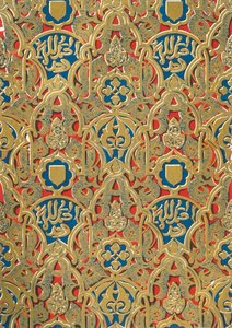 Ornament on the walls, Hall of the Abencerrages, 1907 by Unbekannt