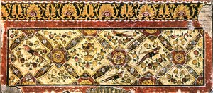 Ornamental frieze from the Basilica of St. Clement, Rome, Italy