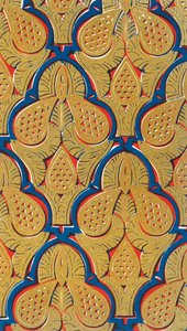 Ornaments in spandrils of arches, Hall of the Abencerrages, 1907 by Unbekannt