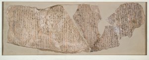 Ostracon, Inscribed in Hieratic, XIXth Dynasty by Unbekannt