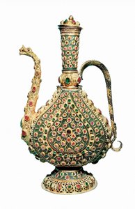 Ottoman Art: Gold Jug, Inlaid with Precious Stones by Unbekannt