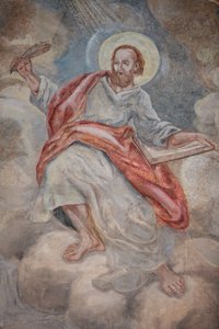 Saint Luke in Our Lady of Assumption Church, Cordon, France