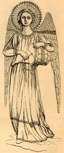 Outline Copy of an Angel Painted by Fra Angelico, 1881 by Unbekannt
