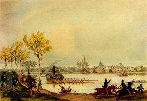 Oxford and Cambridge Boat Race by Unbekannt