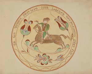 Pa. German Plate by Unbekannt