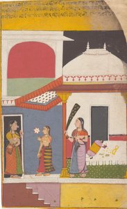 Page from a Dispersed Ragamala Series Garland of Musical Modes by Unbekannt