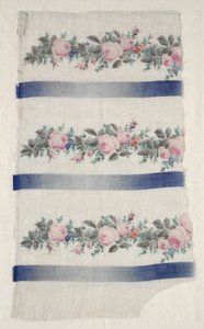 Painted Organdy Strip by Unbekannt