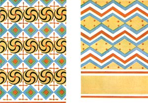 Painted ceilings in the Tomb of Amenemheb at Thebes, Egypt by Unbekannt