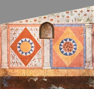 Painted decoration in the Stasovsky Crypt, Cimmerian Bosporus, Kerch by Unbekannt