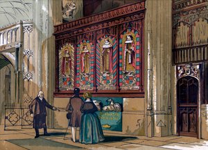 Painted screen, St Georges Chapel, 19th century by Unbekannt