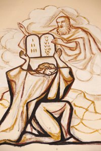 Moses and the Tables of the Law, Lome Cathedral, Lome, Togo