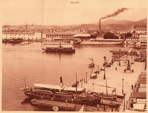 Panorama of the Quais at Toulon by Unbekannt