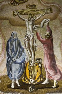 Mosaic in Saint-Antoine de Padoue Church, Paris, France by Unbekannt