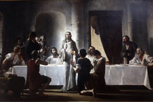 Saint-Francois-Xavier church: The last supper by Henri Lerolle, Paris, France by Unbekannt