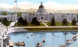 Parliament Buildings, Victoria, British Columbia, Canada, c1900s by Unbekannt