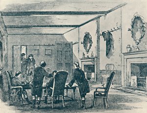 Parlour of the Three Crowns Inn, Lichfield, 1907 by Unbekannt