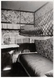 Passenger Cabin at Night, LZ 127 Graf Zeppelin, 1933