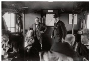 Passenger compartment of a Zeppelin, Lake Constance, Germany by Unbekannt