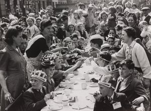Patriotic street party