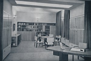 Combined Drawing and Dining Room in a House at Rotterdam by Unbekannt