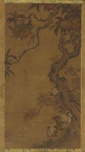 Peaches and Chrysanthemums, 1368-1644 by Unbekannt