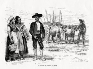 Peasants of Toledo, Castilla-La Mancha, Spain