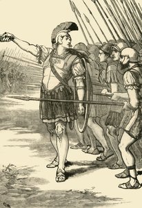 Pelopidas Leading the Thebans at the Battle of Leuctra by Unbekannt